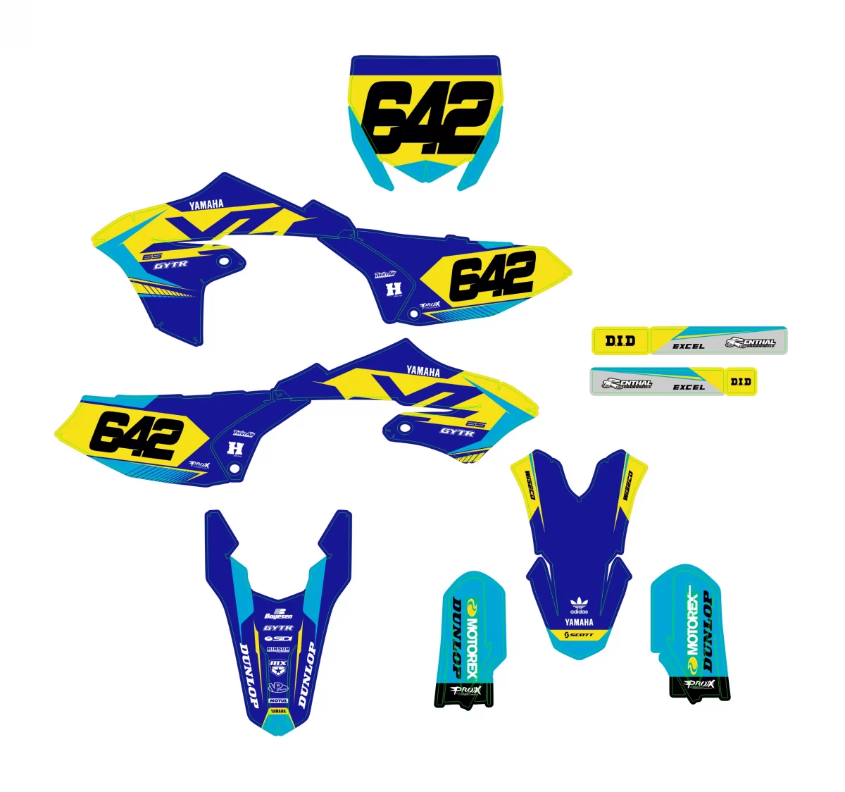 kit déco yamaha 65 yz airon