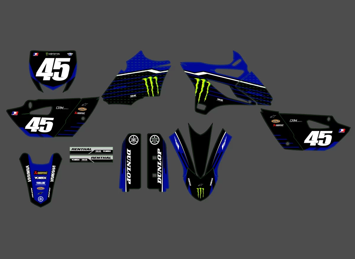 kit déco yamaha 85 yz (2015 2021) monster #3