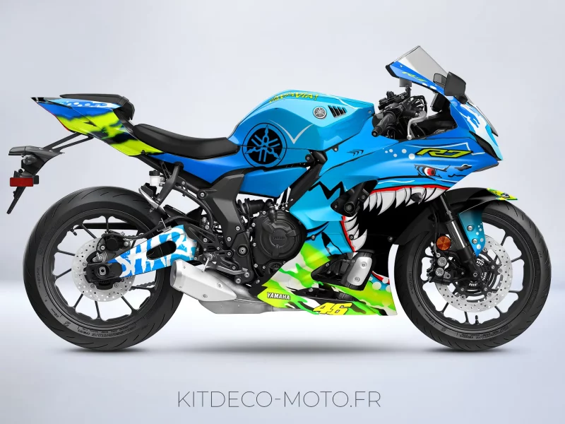 kit déco yamaha r7 shark