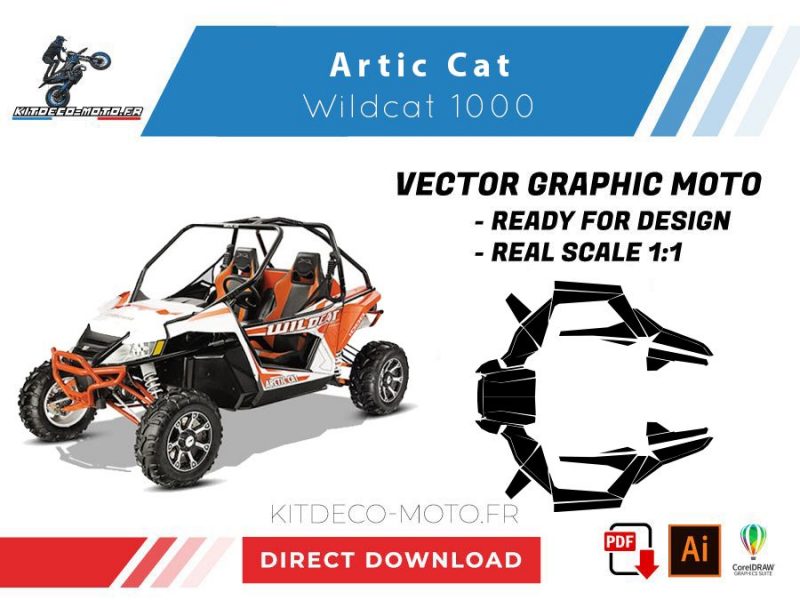 template artic cat 1000 wildcat vector