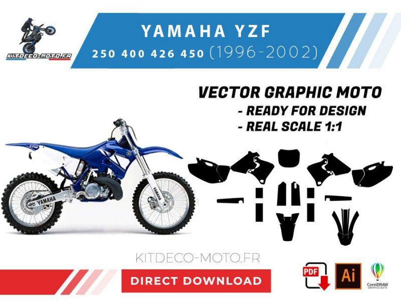 modello yamaha 250 / 400 / 426 yzf (1996 2002)