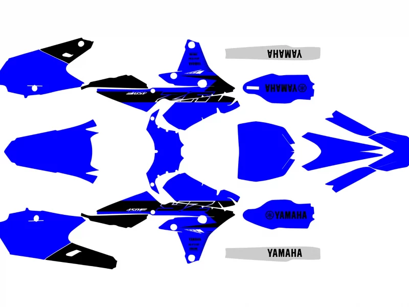 Oryginalny zestaw graficzny Yamaha 250 yzf (2014 2018).