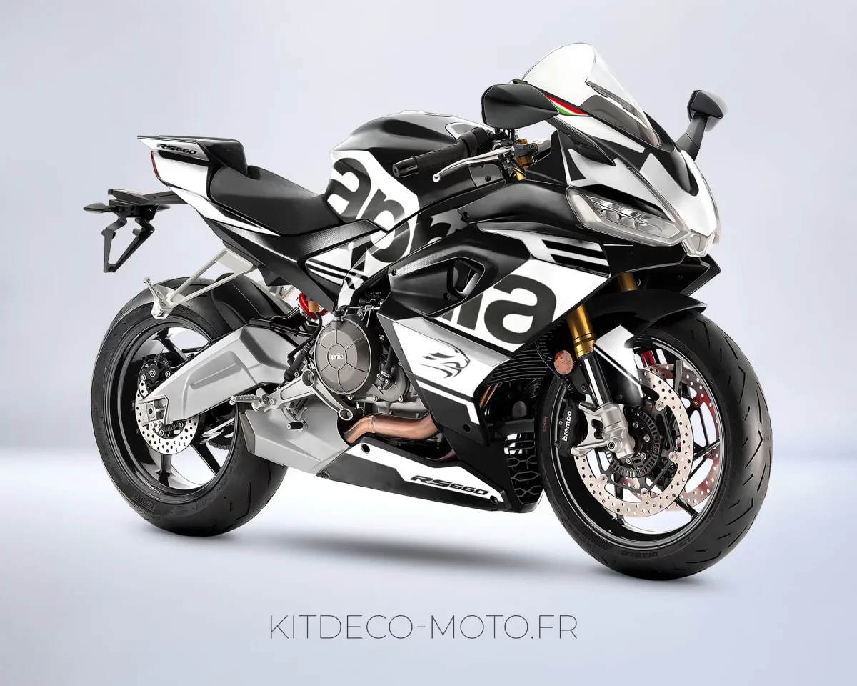 kit déco aprilia rs 660 – origine blanc