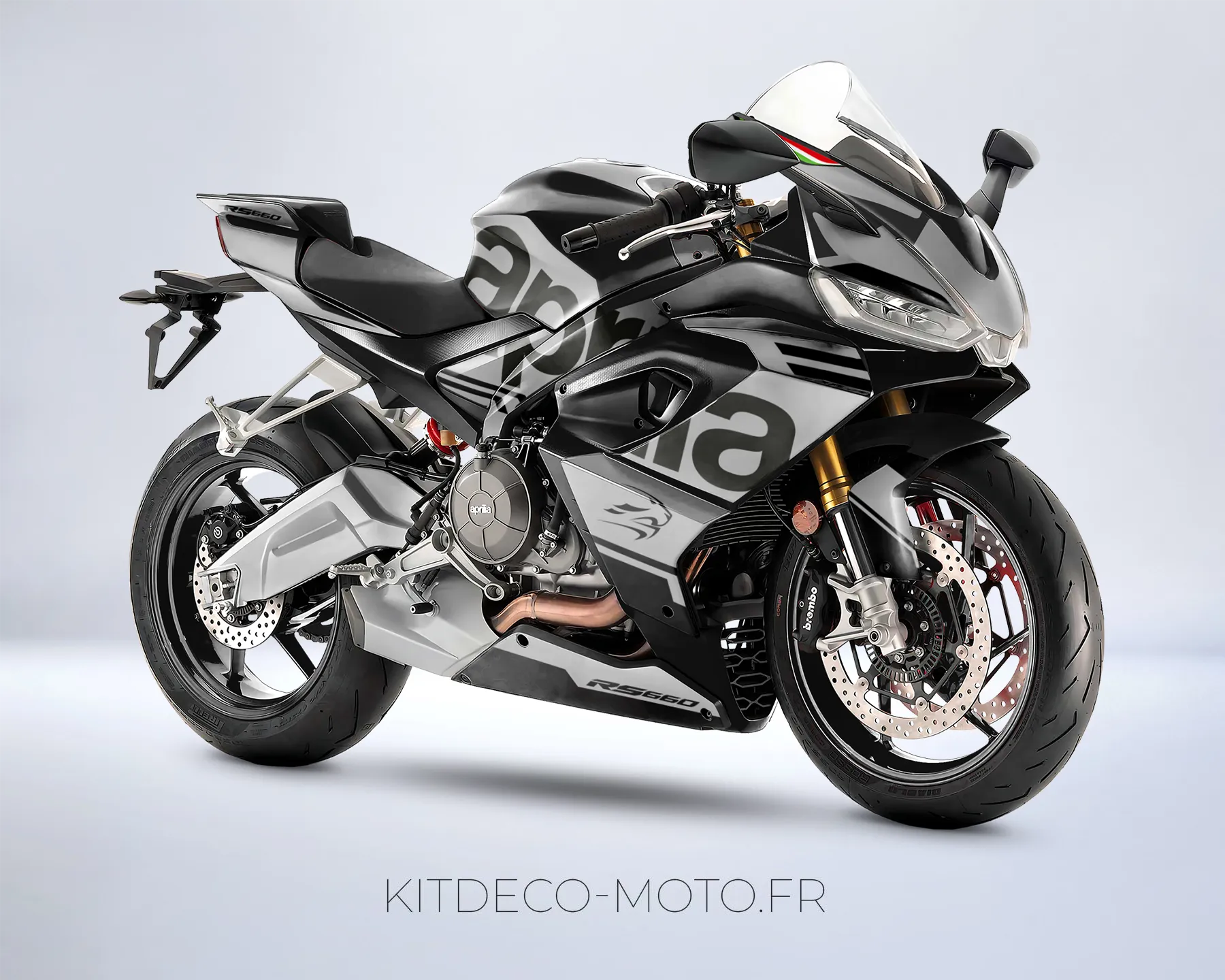 kit déco aprilia rs 660 – origine gris