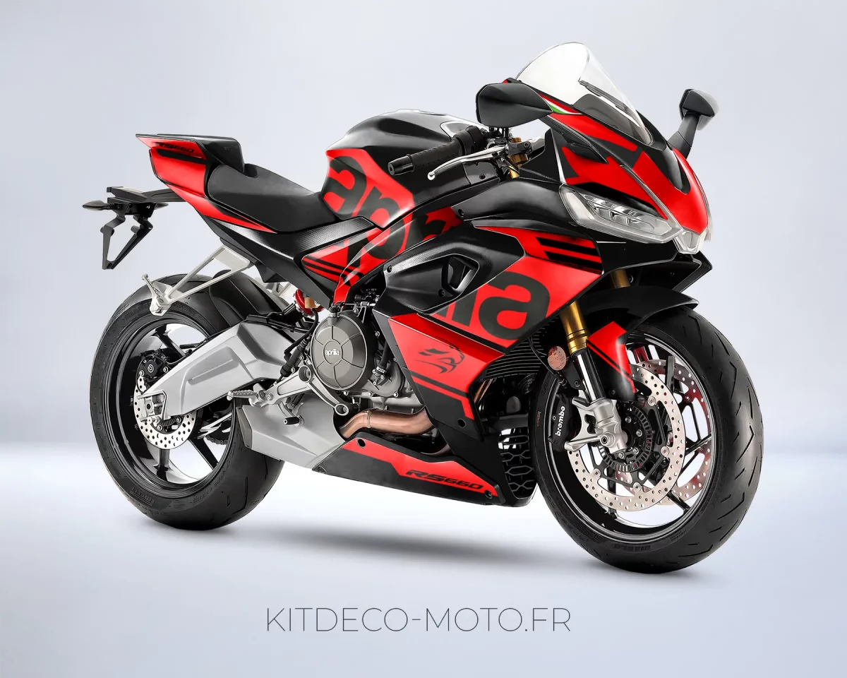 kit déco aprilia rs 660 – origine rouge #2