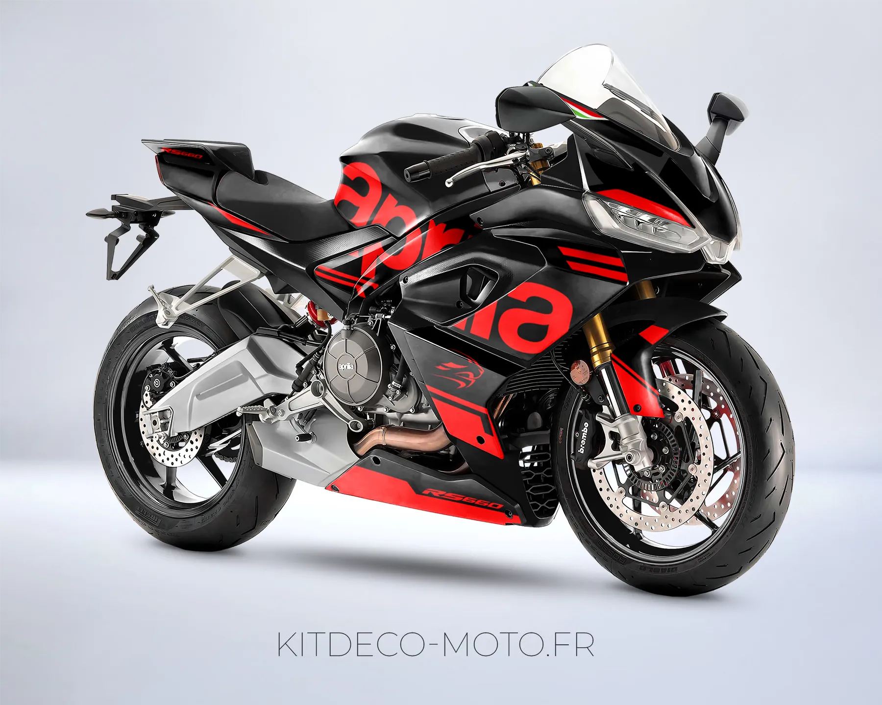 kit déco aprilia rs 660 – origine rouge