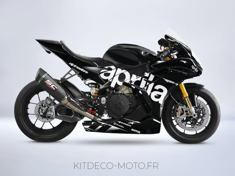 Aprilia rsv4 1100 graphic kit – race black