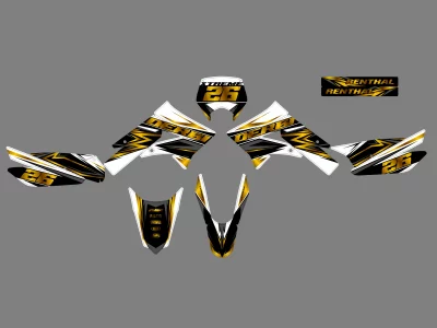 derbi 50 x treme / racing loop gold graphic kit