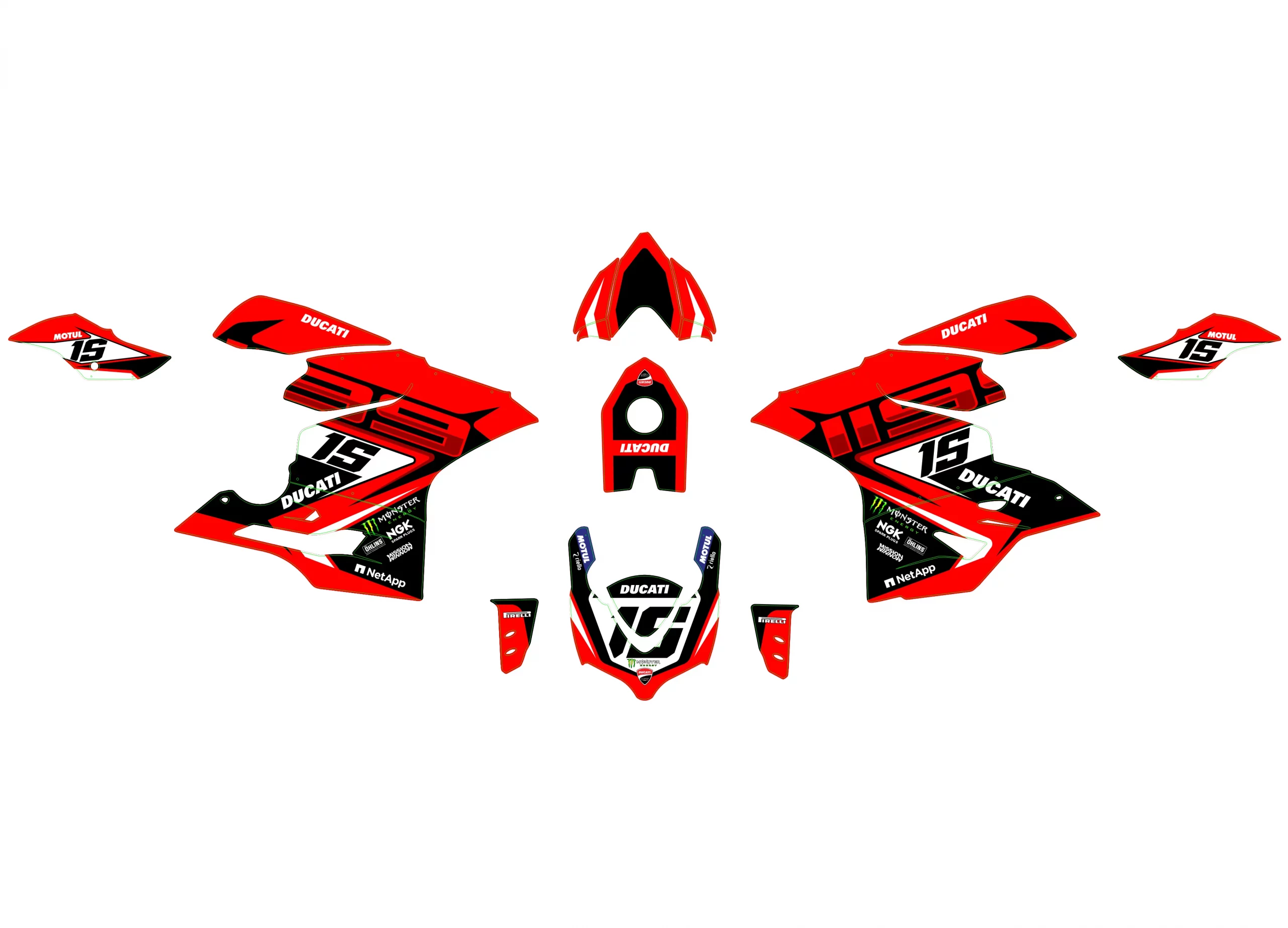 kit déco ducati panigale factory