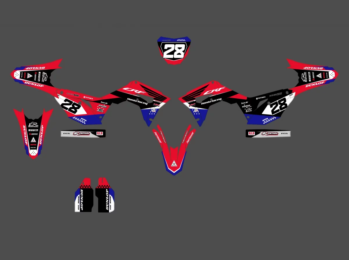 kit déco honda 250 crf (2018 2021) – poly