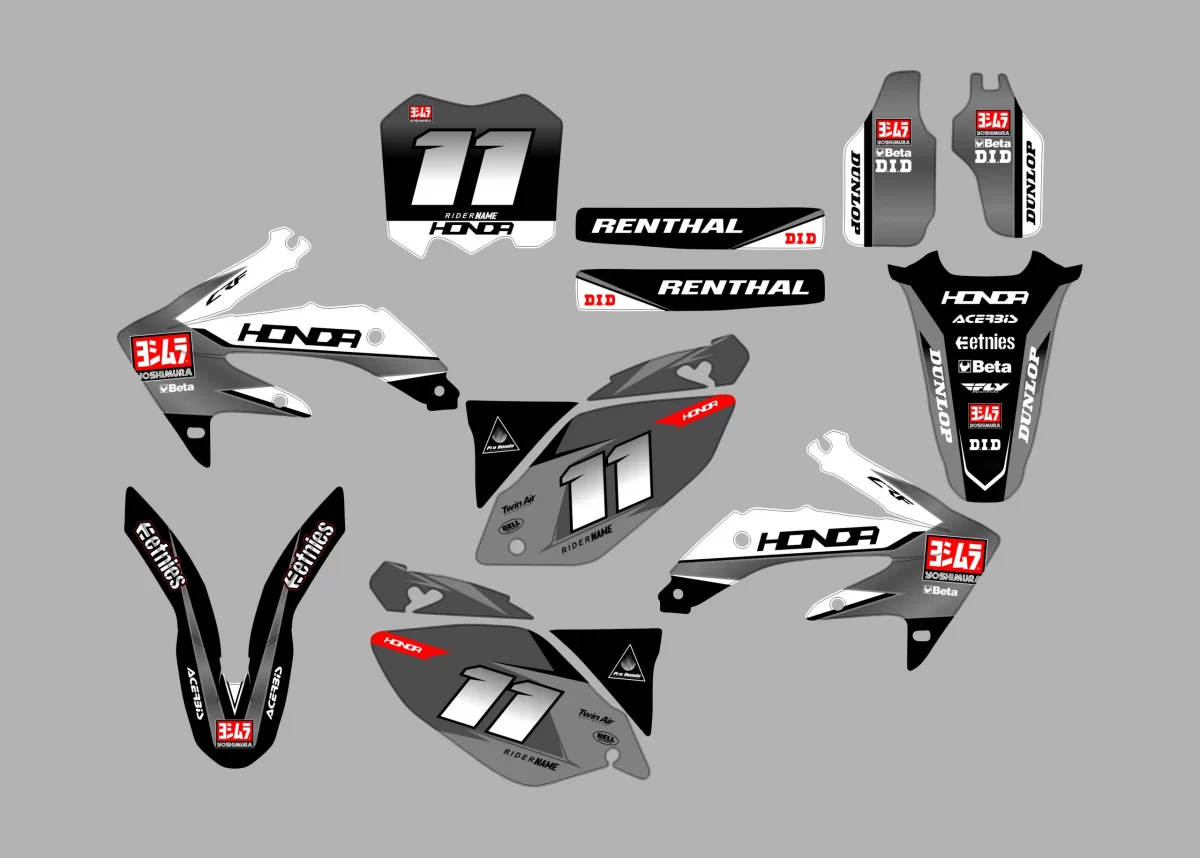 kit déco honda 450 crf (2005 2008) yoshi