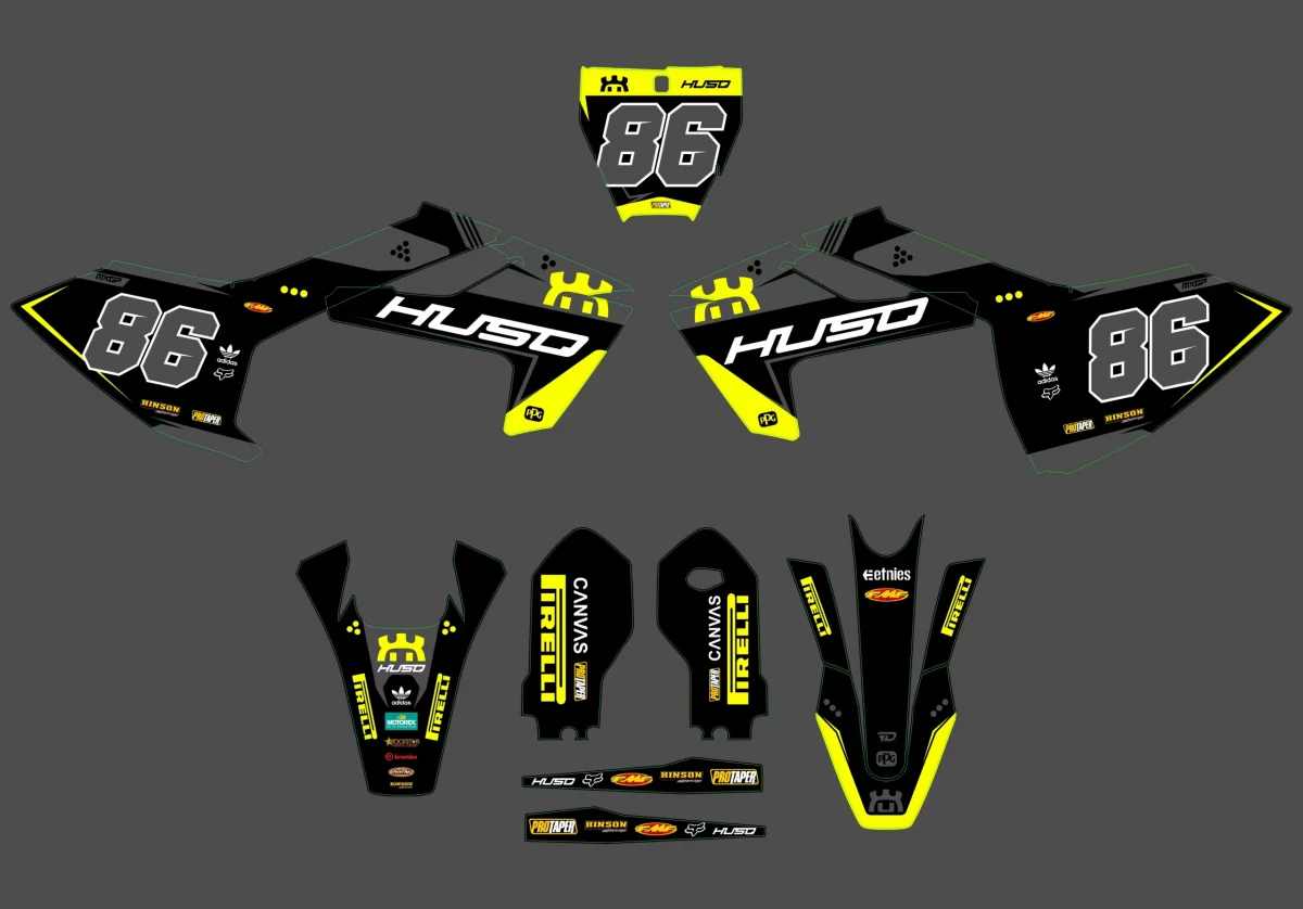 kit déco husqvarna tc / fc / fs (2016 2018) ring