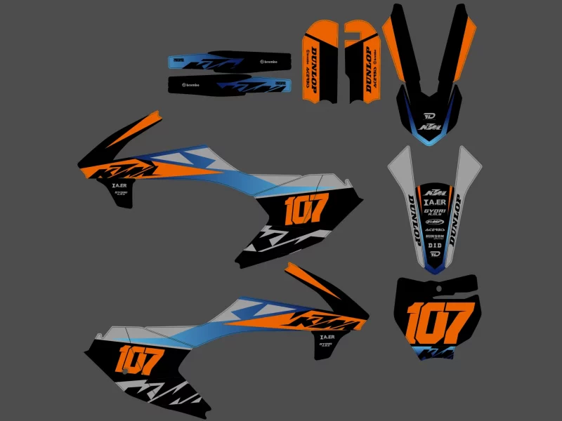 kit déco ktm 65 sx (2016 2023) racing