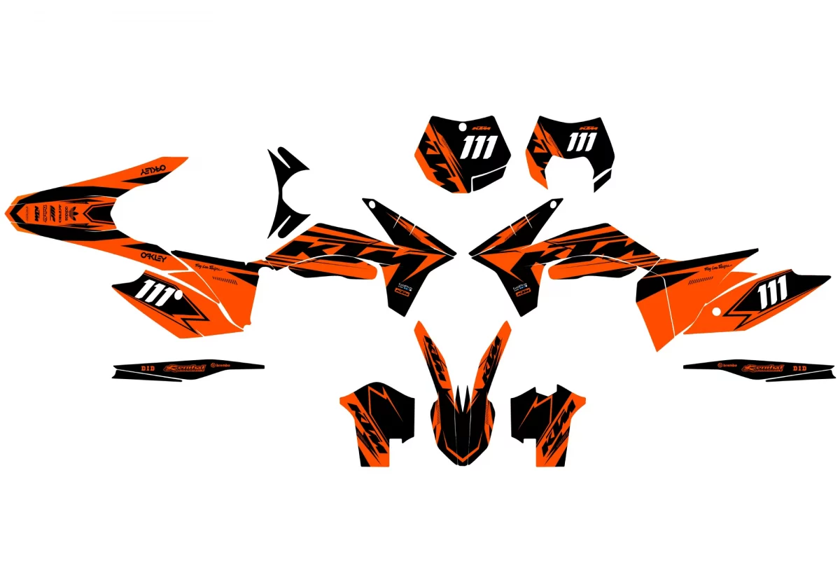 kit déco ktm exc / exc f (2012 2013) trace