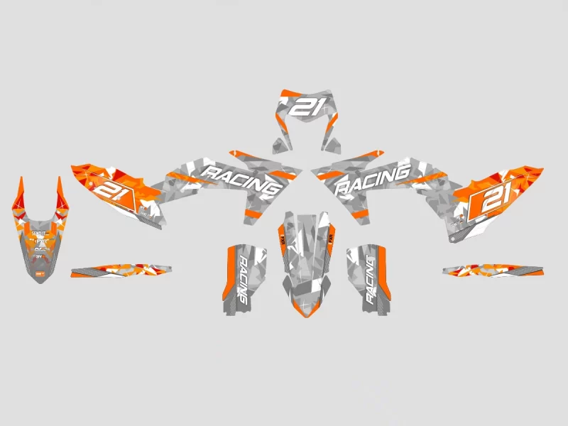 kit déco ktm exc / exc f (2024 2025) camo
