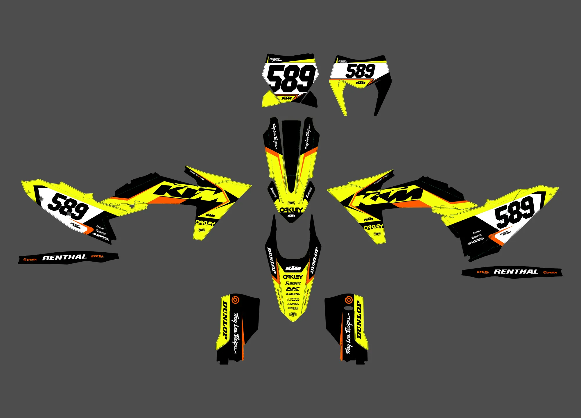 kit déco ktm exc / exc f (2024) loop