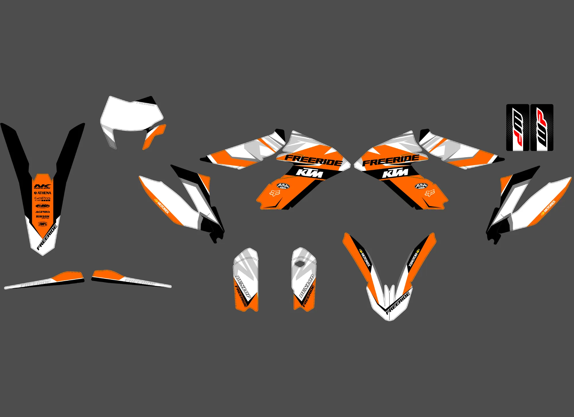 kit déco ktm freeride origine #2
