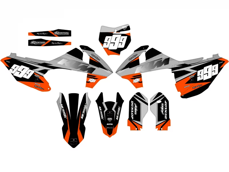 kit déco ktm 85 sx (2018 2024) racing gris