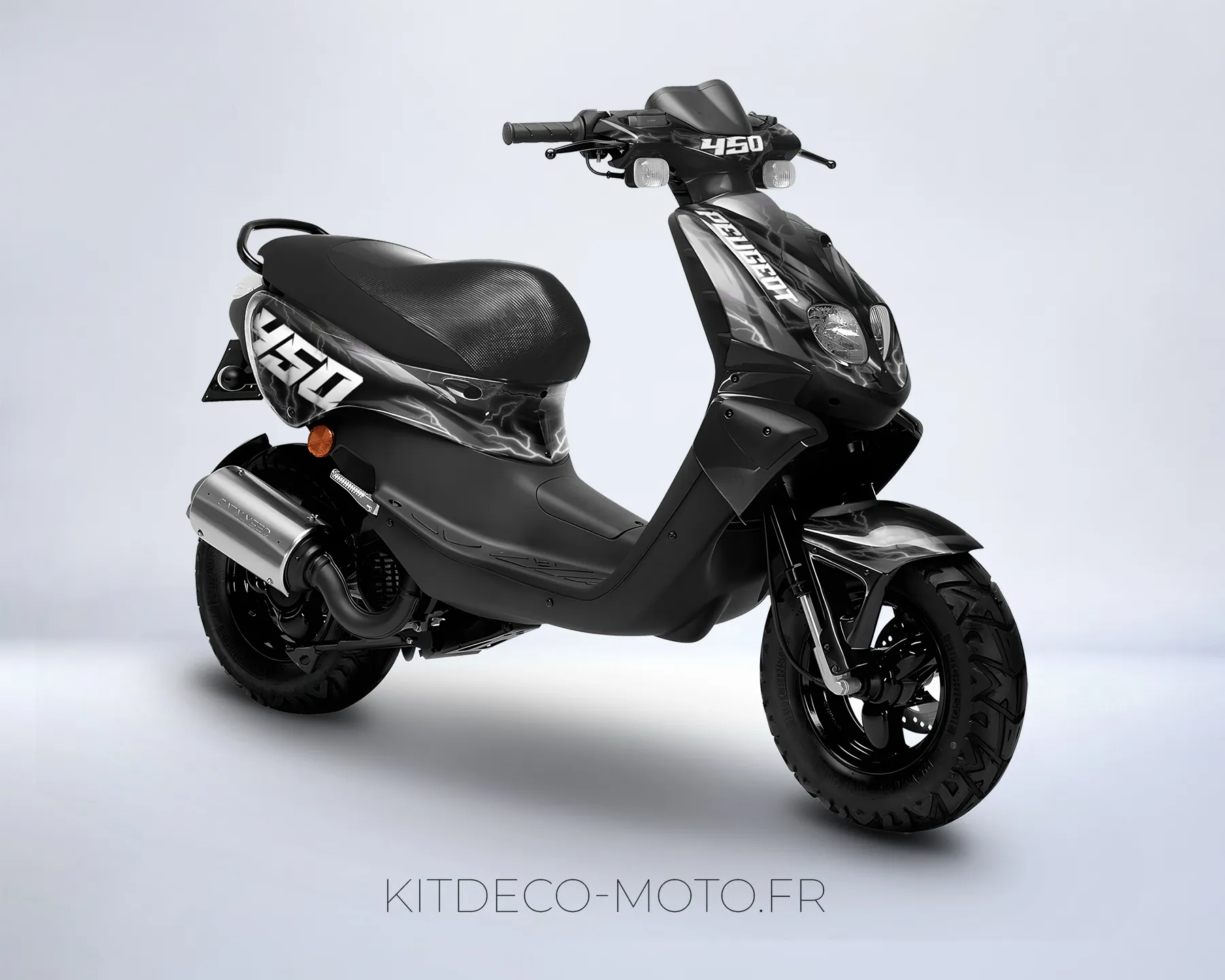 kit déco peugeot trekker flash noir