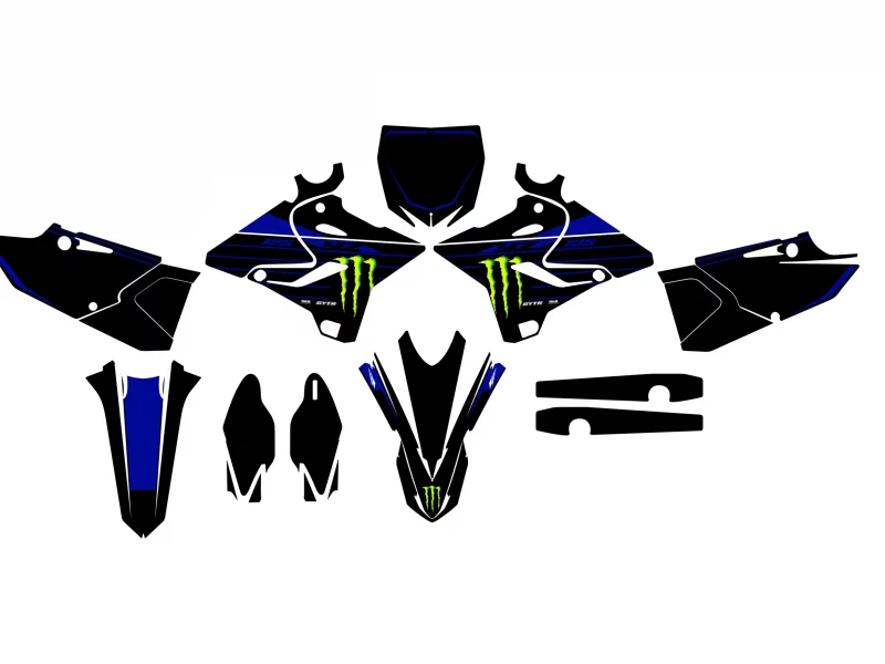 kit déco yamaha 125 yz (2015 2021) monster type origine