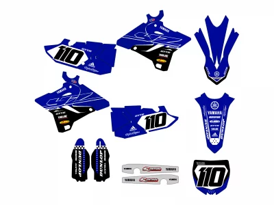 Yamaha 125 YZ Grafik-Kit (2015 2021) Originaltyp