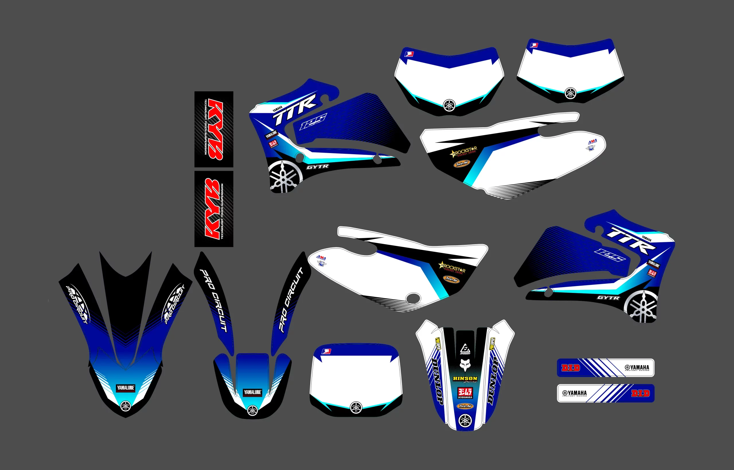 kit déco yamaha 125 ttr origine