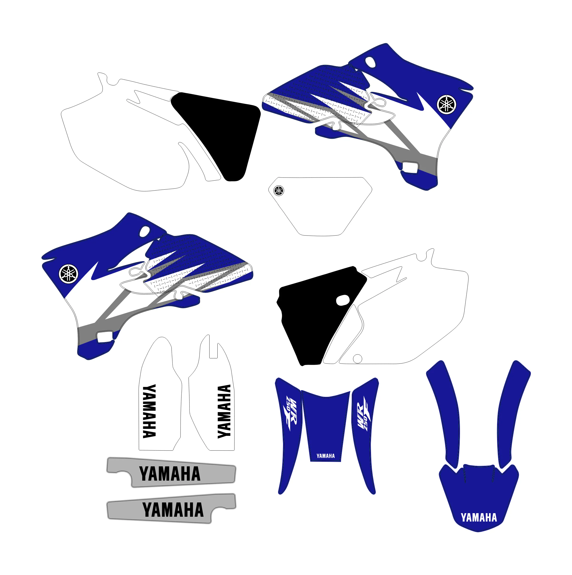 kit déco yamaha 250 yzf (2003 2005) origine