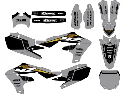 Yamaha 450 YZF (2018 2022) Gold-Grafik-Kit