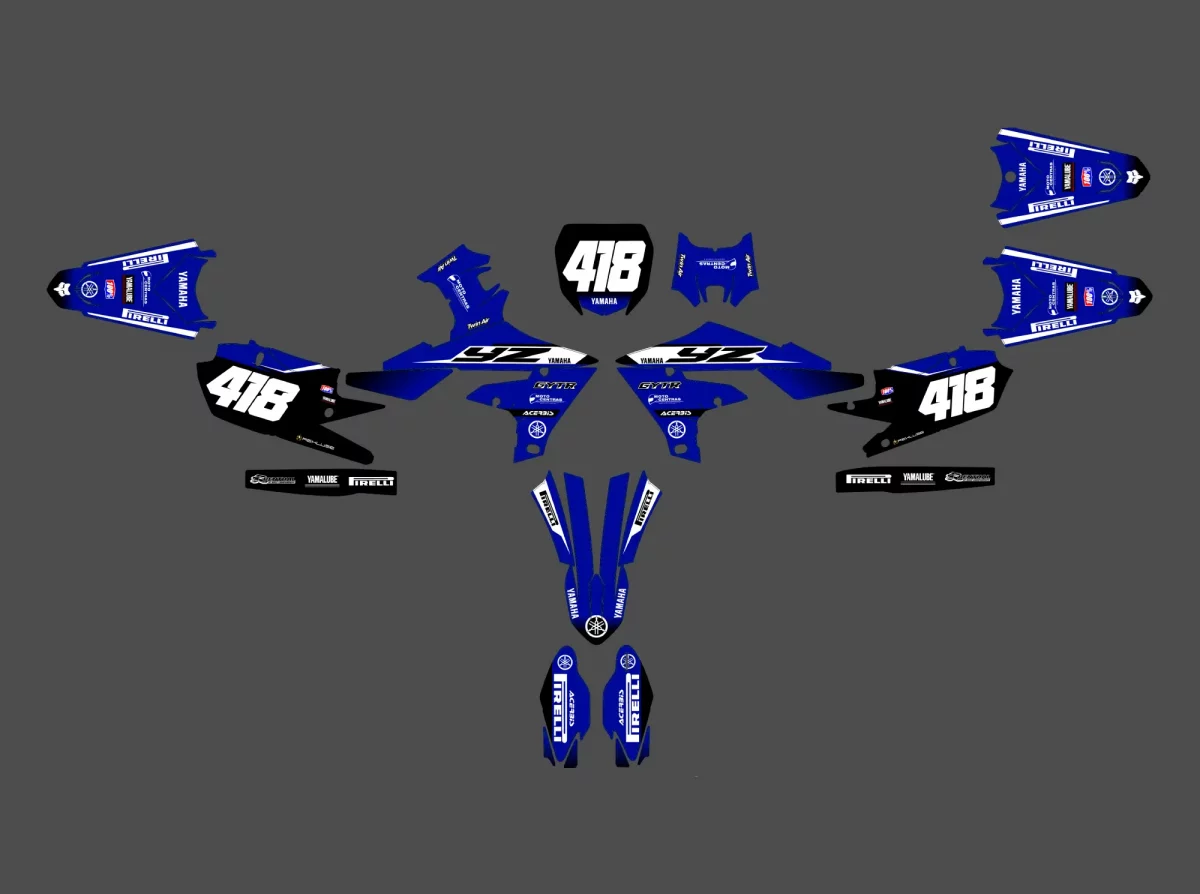 kit déco yamaha 450 yzf (2018 2022) type origine #2