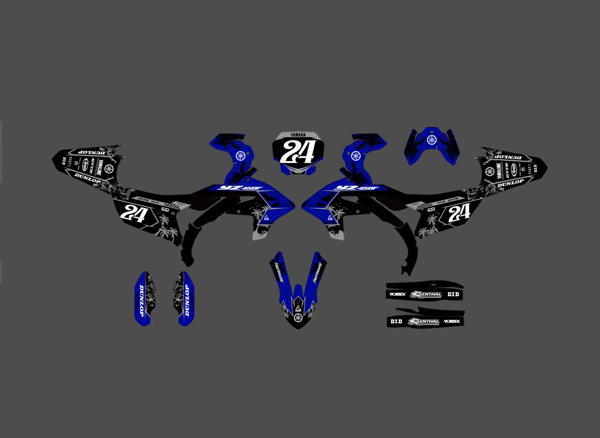 kit déco yamaha 450 yzf (2023 2024) miami