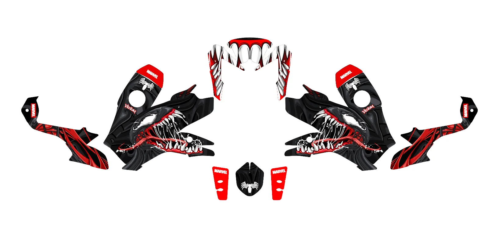 kit déco yamaha fz8 – venom