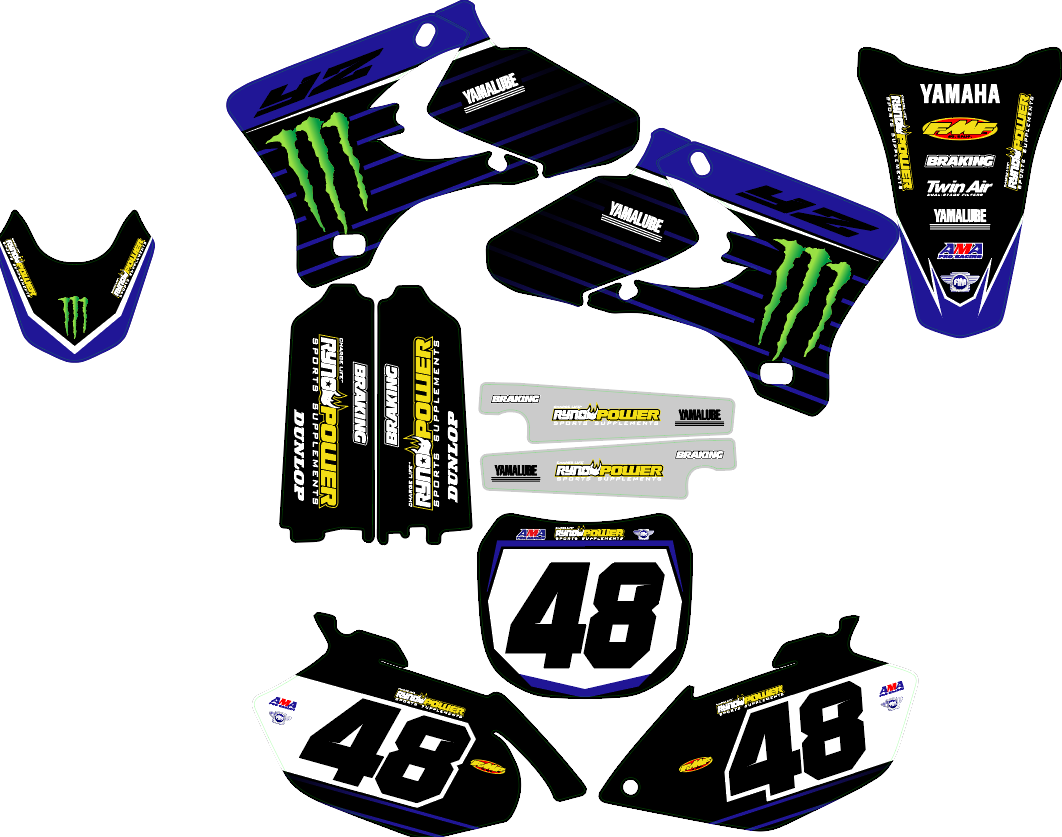 kit déco yamaha 450 yzf (2003 2005) monster