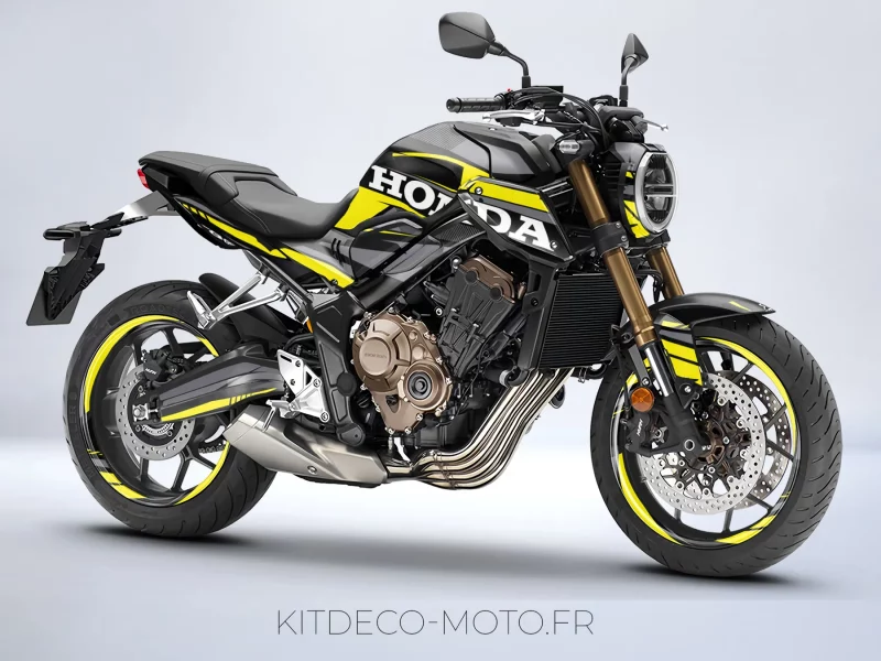 kit déco honda cb 650 r (2019 2023) – factory jaune