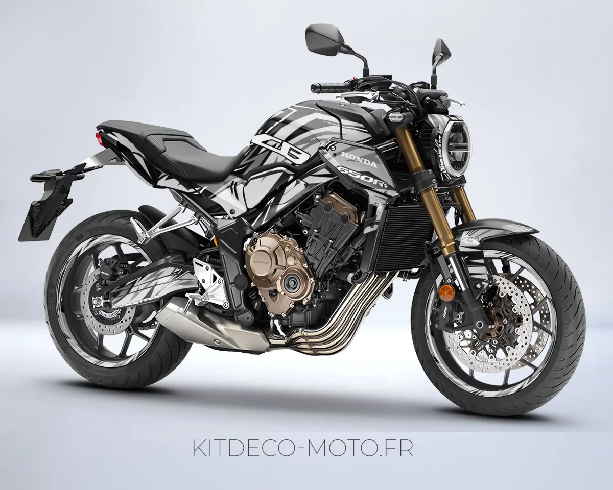 kit déco honda cb 650 r (2019 2023) – race blanc