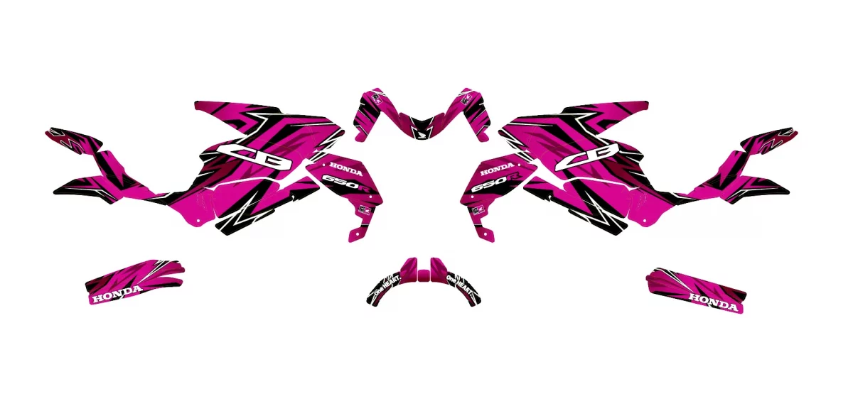 kit déco honda cb 650 r (2019 2023) – race rose