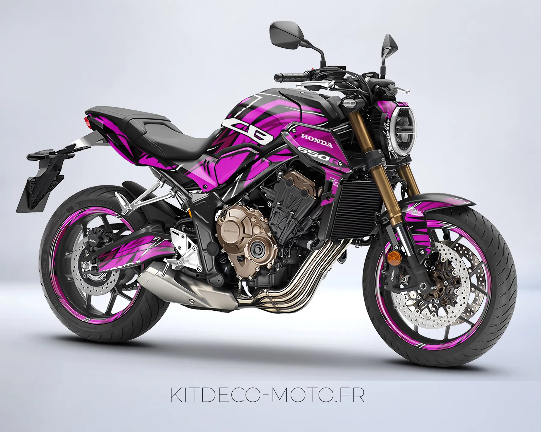 kit déco honda cb 650 r (2019 2023) – race rose