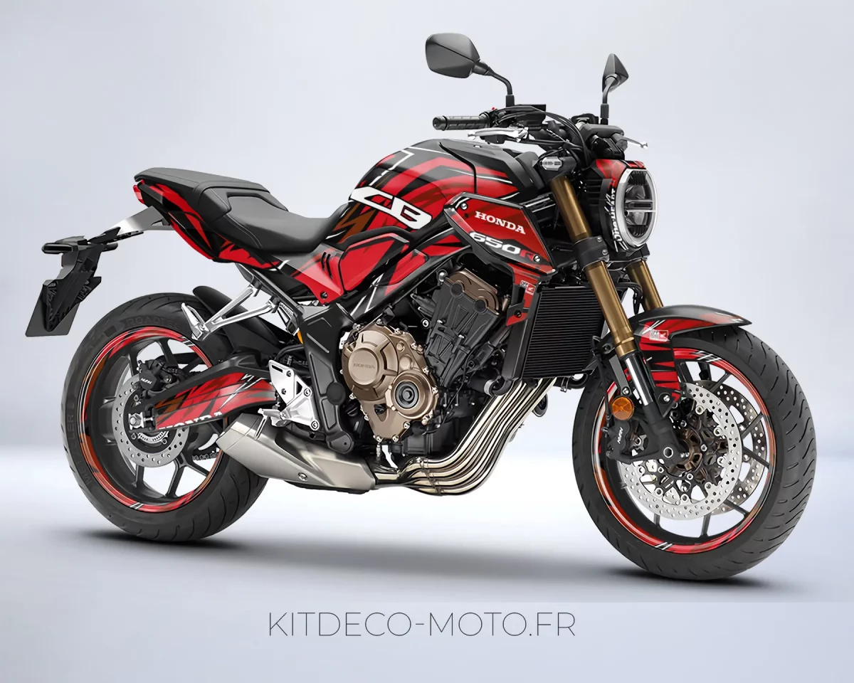 kit déco honda cb 650 r (2019 2023) – race rouge