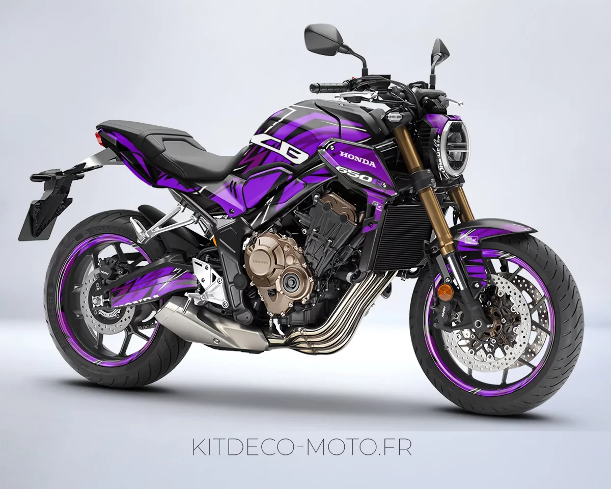 kit déco honda cb 650 r (2019 2023) – race violet