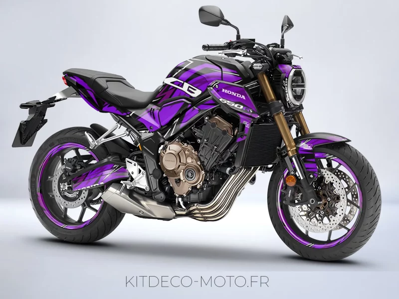 kit déco honda cb 650 r (2019 2023) – race violet