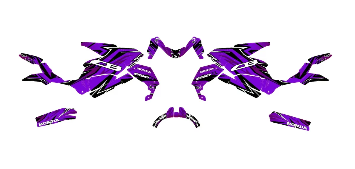 kit déco honda cb 650 r (2019 2023) – race violet