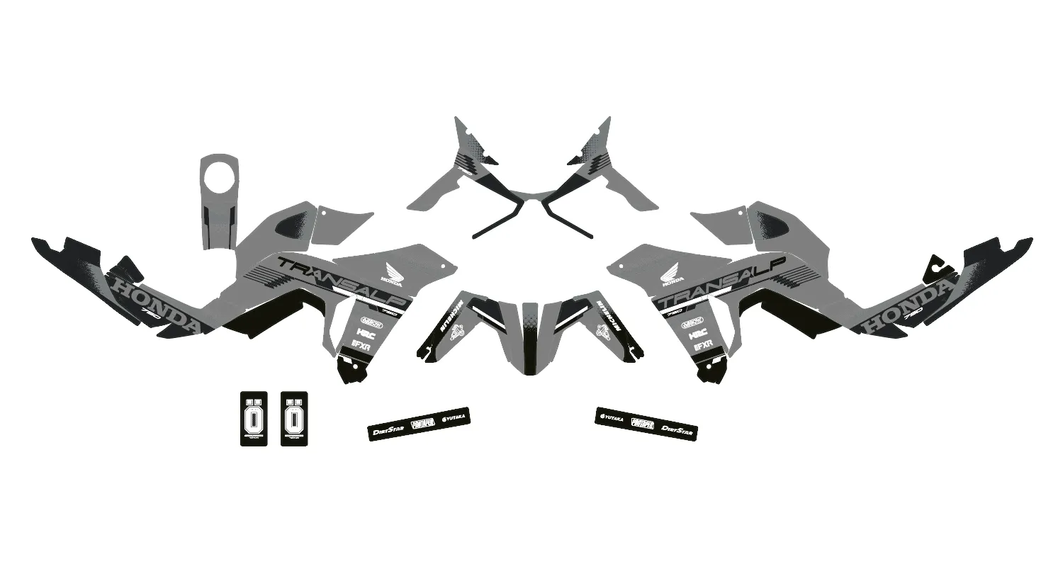 kit déco honda transalp 750 – city gris