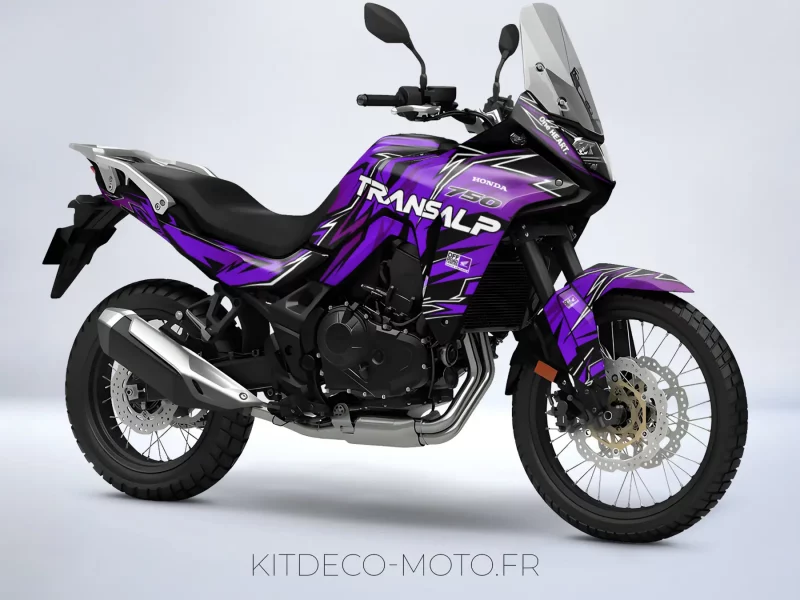 kit déco honda transalp 750 – race violet