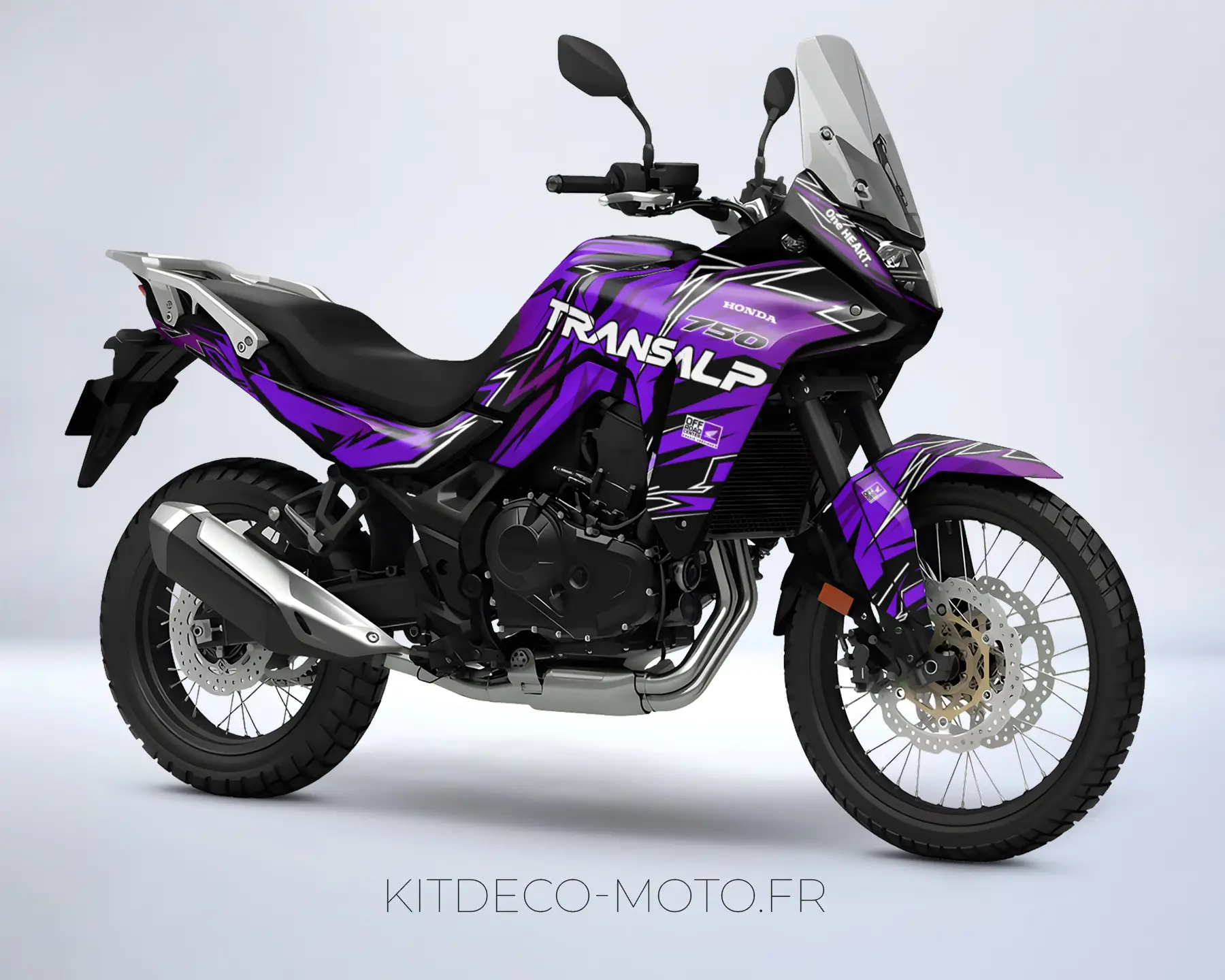 kit déco honda transalp 750 – race violet