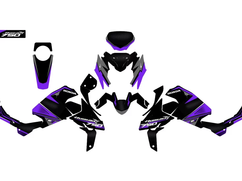 kit déco honda hornet cb 750 – factory violet