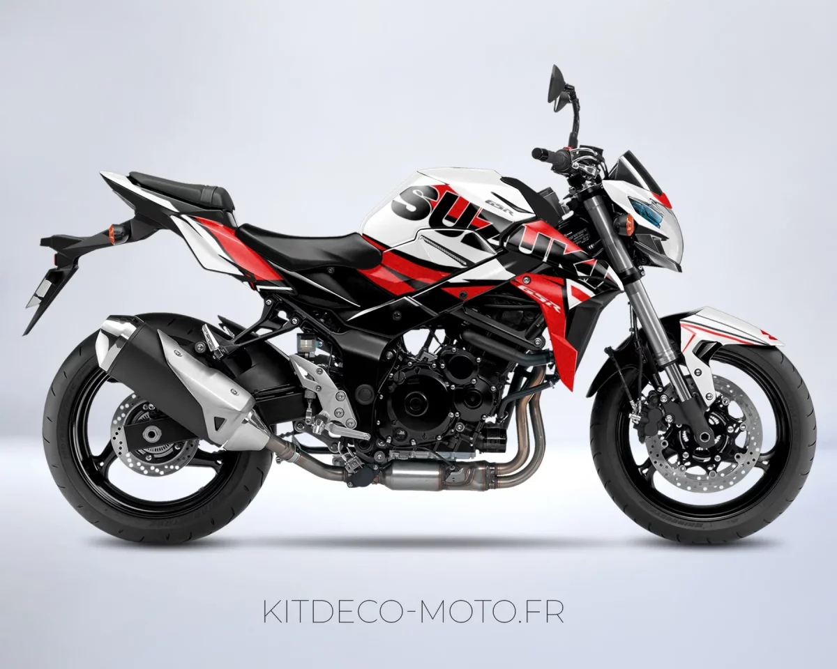 kit déco suzuki gsr 750 (2011 2017) – légende rouge