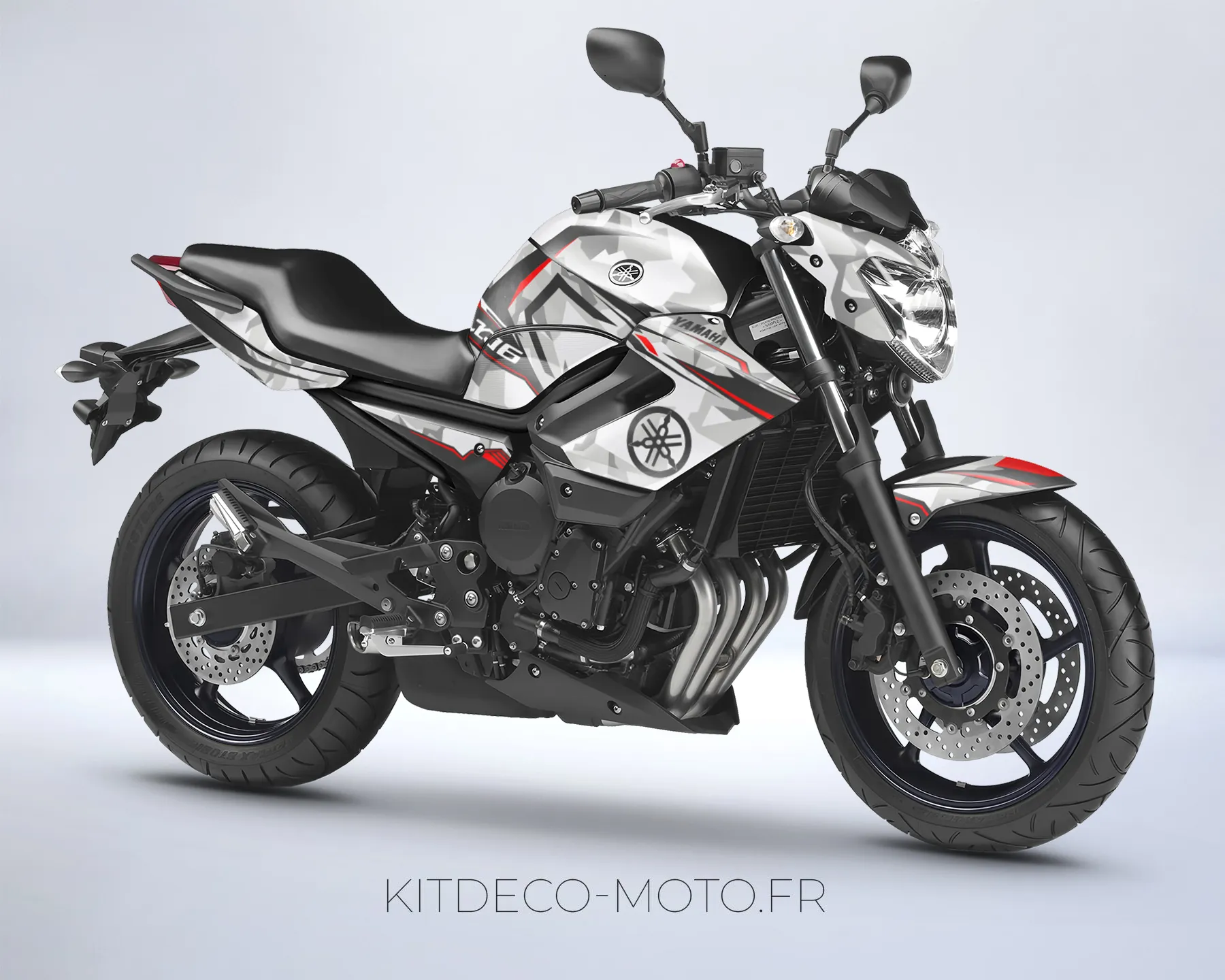 kit déco yamaha xj6 camo rouge