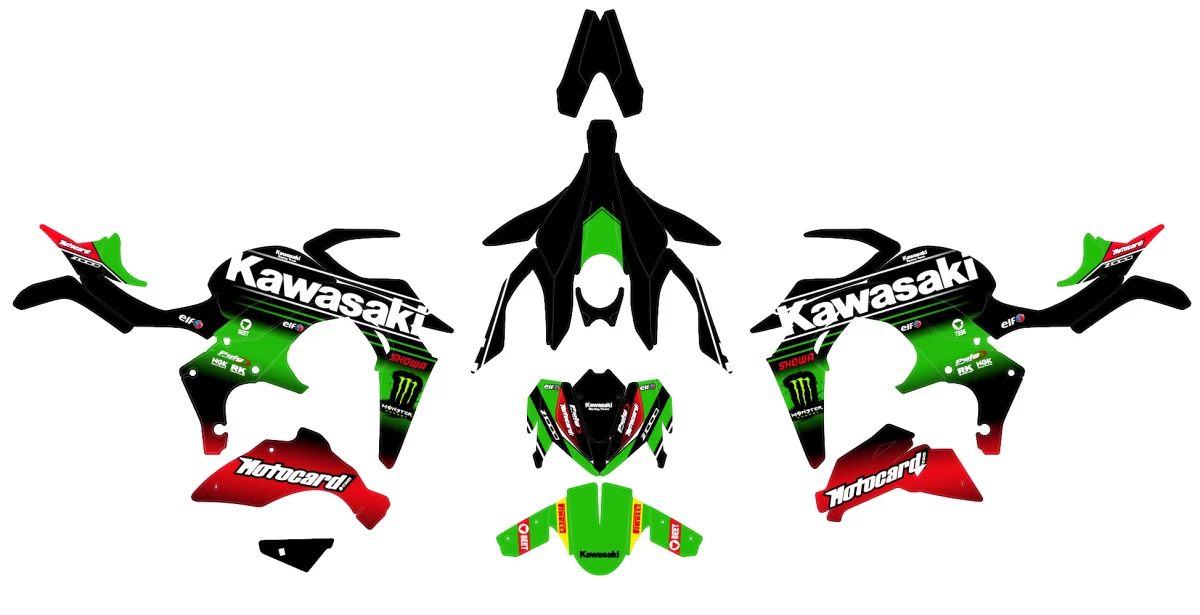 kit déco kawasaki z1000 monster