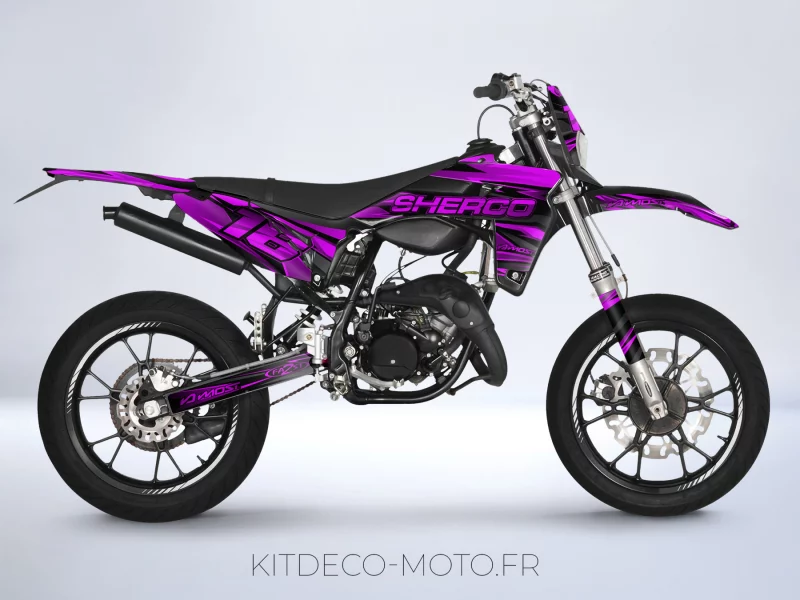 kit déco sherco 50 sm – airon rose