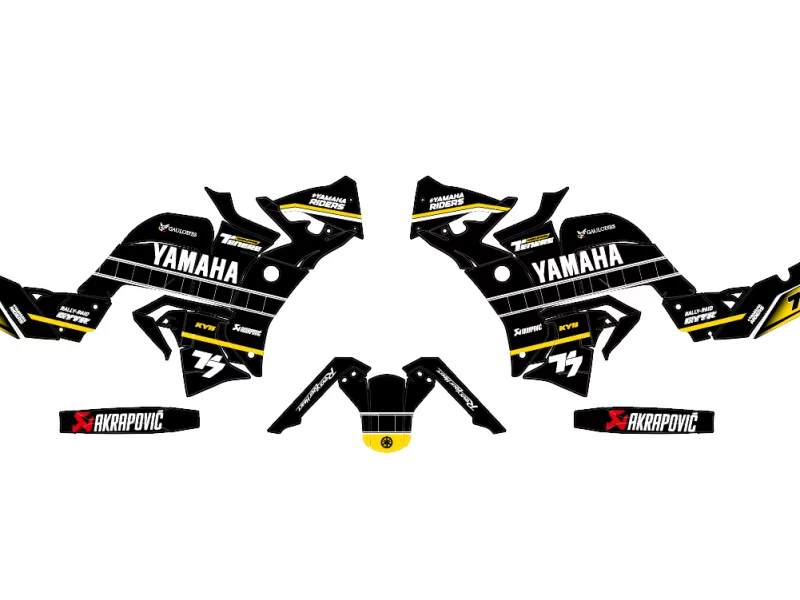 kit déco yamaha 700 tenere world raid racing noir