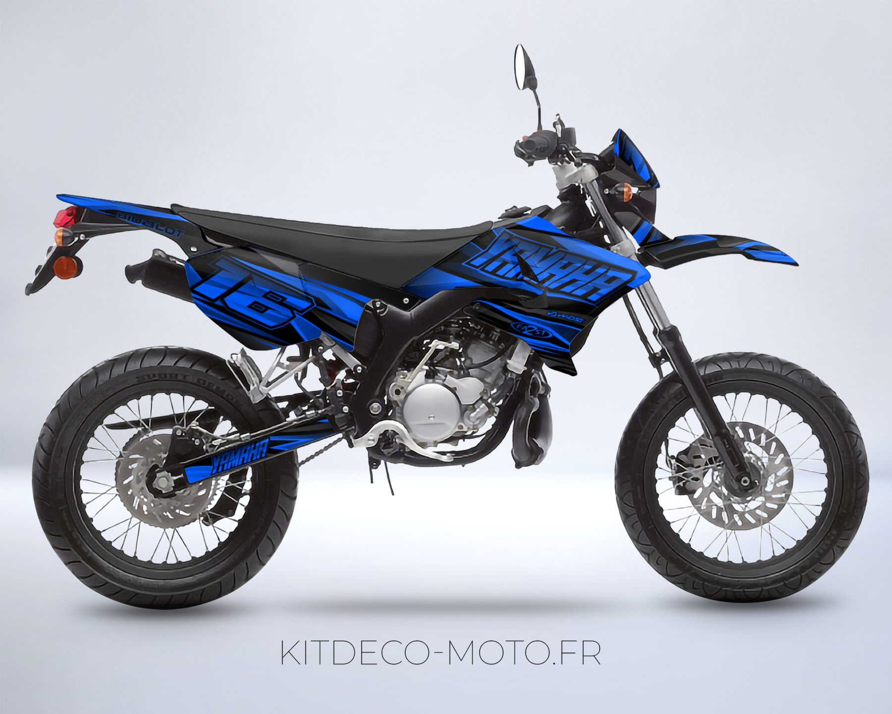 kit déco yamaha dt 50 – airon bleu